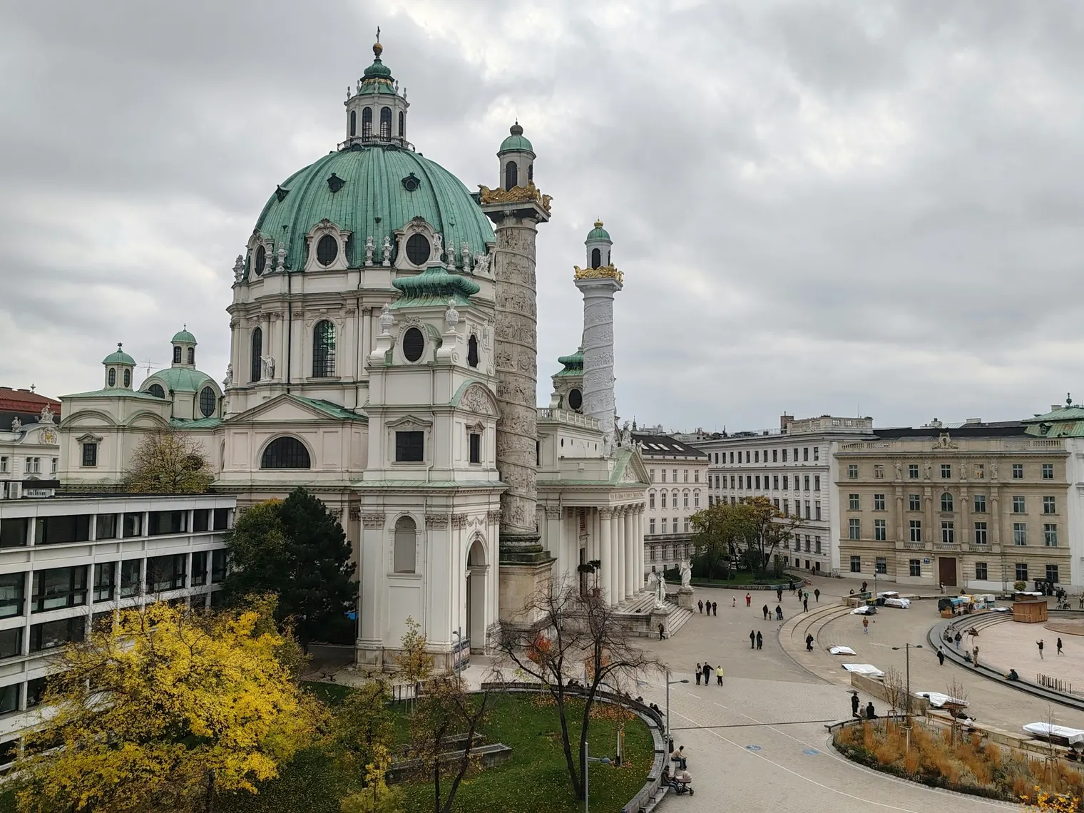 Karlskirche in Vienna, Austria