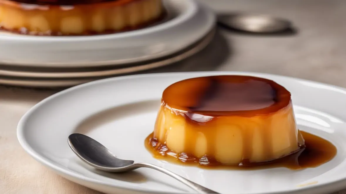 A flan is a recipe consisted of only eggs and sugar
