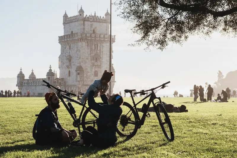 rest near to belem tower