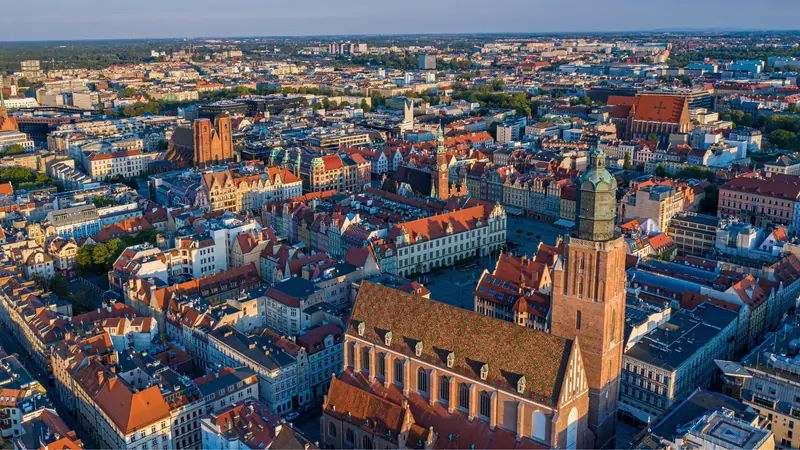 Main square in Wrocław