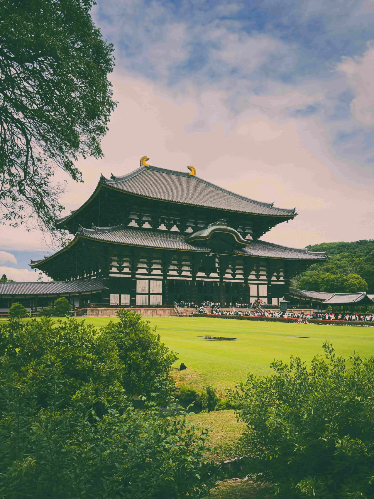 A japanese temple black building