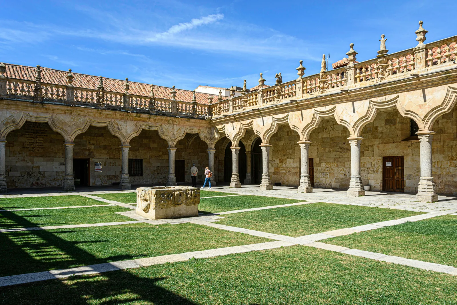 The garden of the University of Salamanca