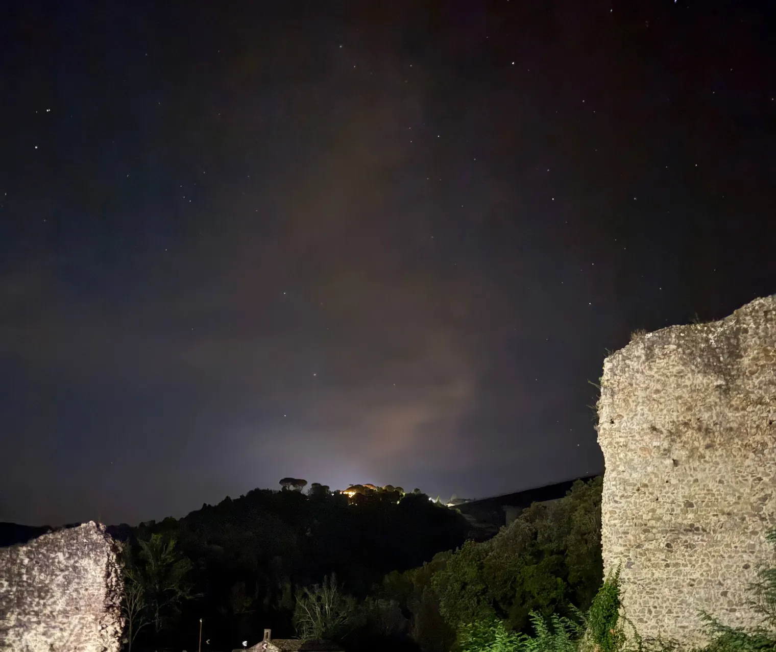 Petriolo at night