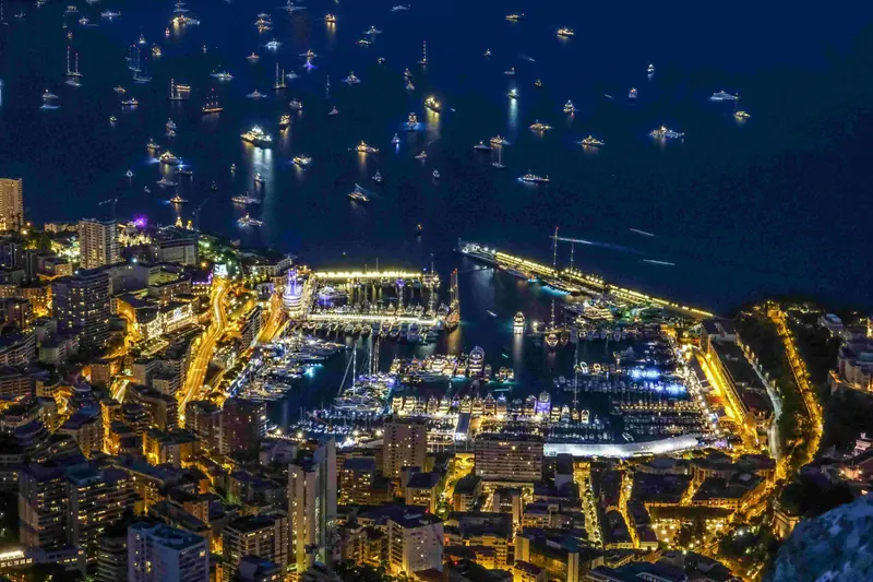 Monaco by night
