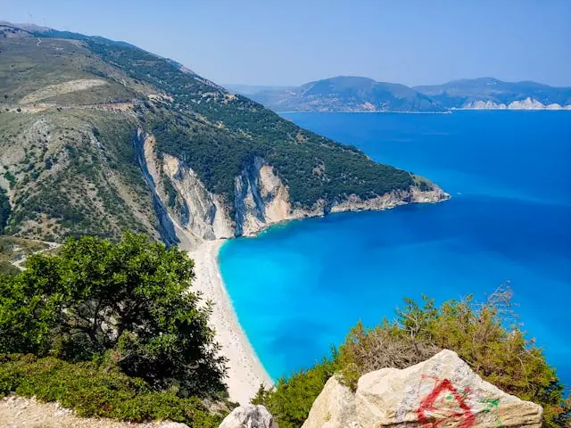 Myrtos Beach in Greece