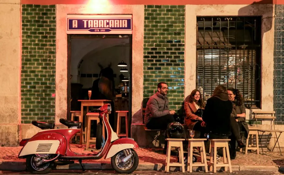 Lisbon's Secret Sips : Top Hidden Bars You Must Discover — A Tabacaria : Reliving Lisbon Past