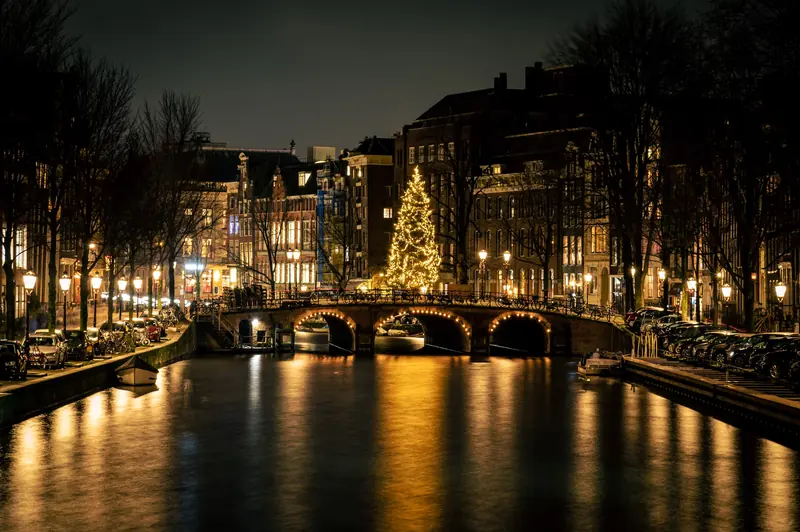 Amsterdam Canals at Christmas