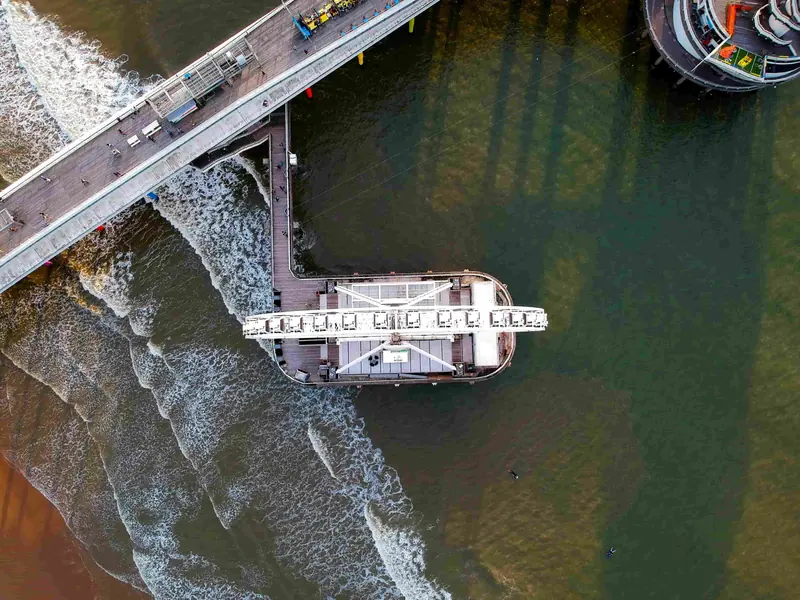 Bridge on a river, Netherlands