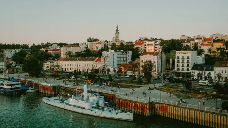 Belgrad City View in the Evening